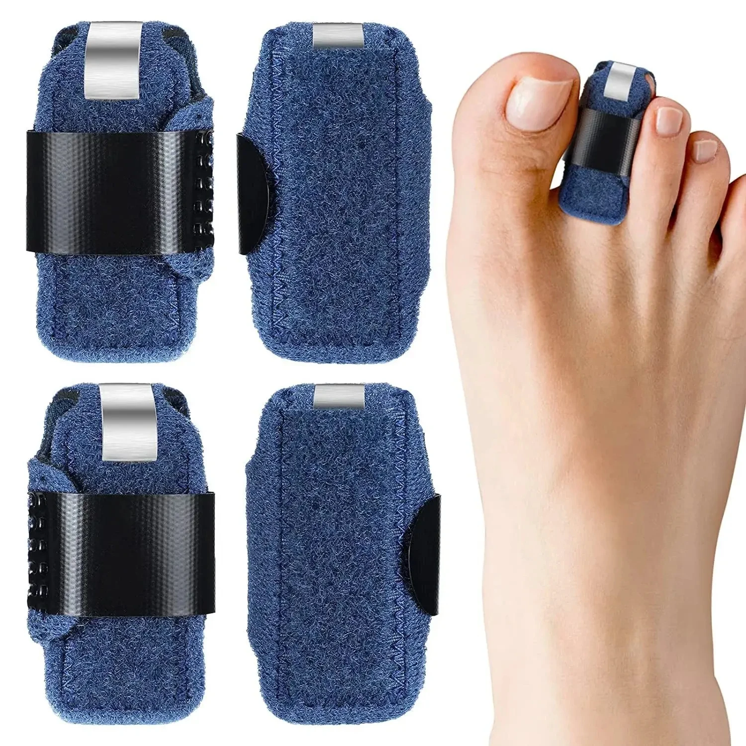 1pc Splint Toe Straightener Hammer Corrector Toe Brace Hammertoe Splint Toe Wrap Covers Broken bunion corrector Foot Care Tools