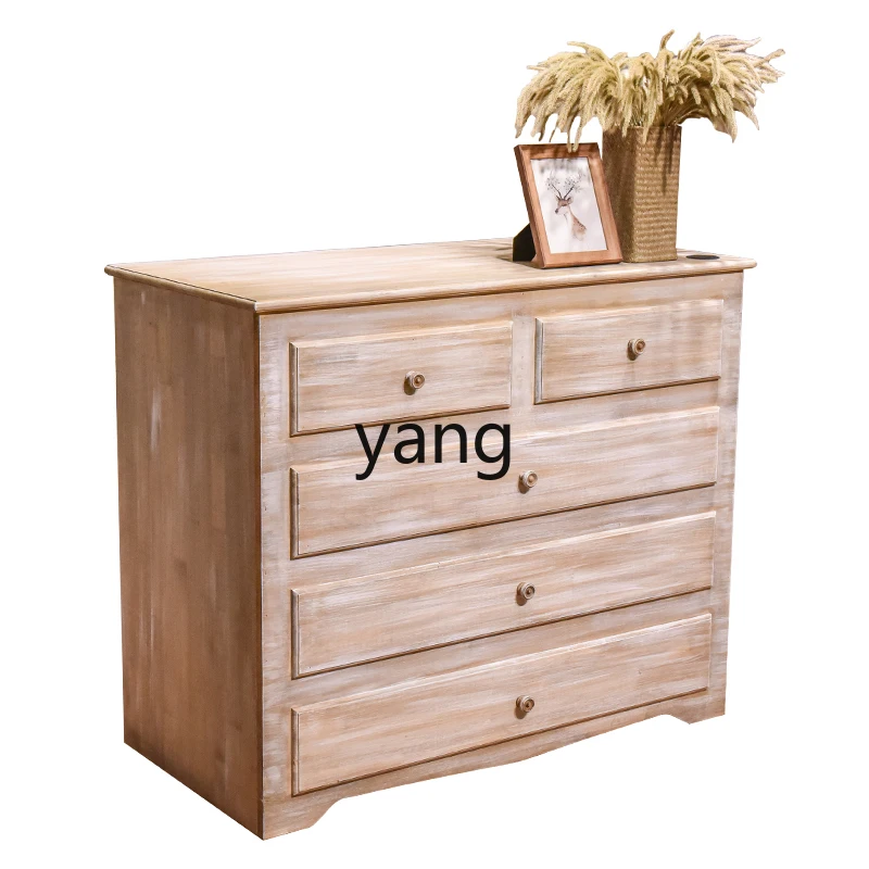 

LTT Vintage Country Wooden Front Desk Women's Clothing Shop Hair checkout page Solid wood beauty salon Front desk