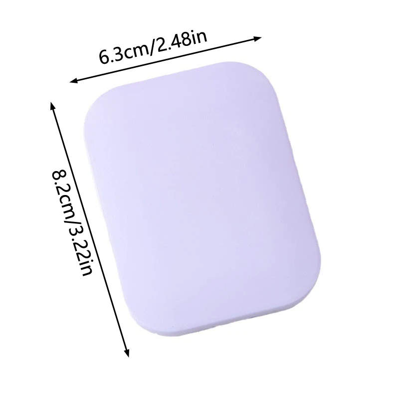 Cute Macaron Candy Color Portable Mini Handheld Folding Makeup Mirror With Comb Durable Gift Student Beauty Tools