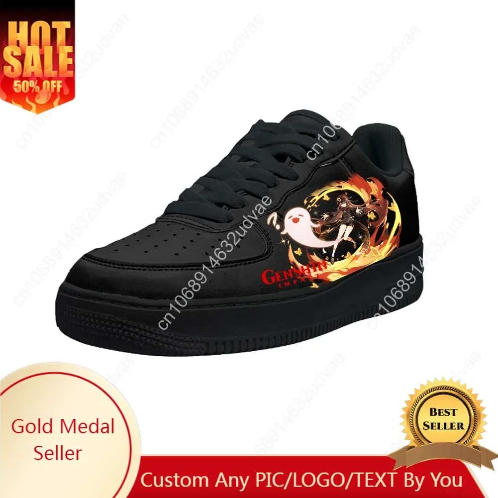 

Genshin Impact Casual Shoes Platform Sneakers Mens Womens Teenager Hu Tao Flats Sneaker Custom Made Shoe Kateboarding Footwear