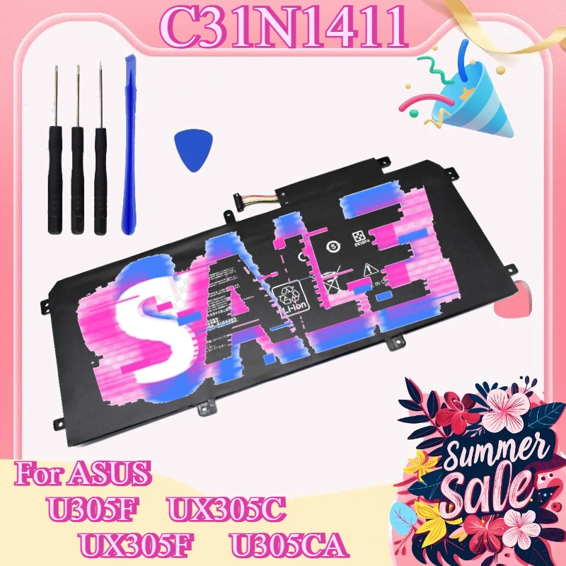 

11.4V 45Wh Laptop Battery C31N1411 For ASUS U305F UX305C UX305F U305CA