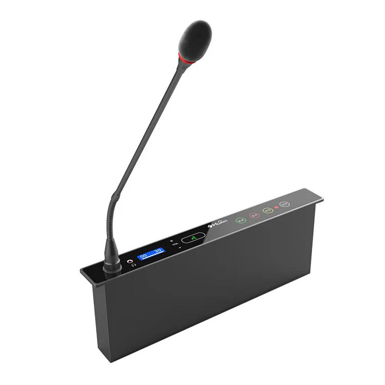 

New Design Audio Meeting Full Digital Embedded Microphone Conference Room Discussion System