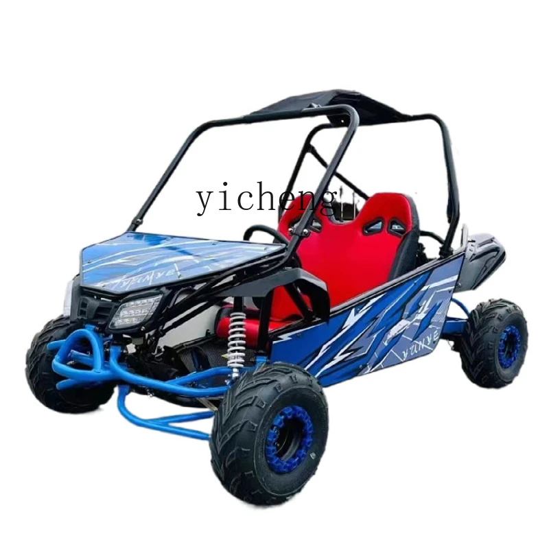 ZK four-wheel single double desert grassland snow beach large off-road kart stepless transmission