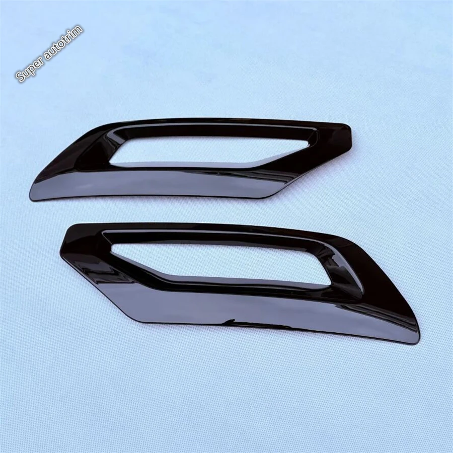 

For Mitsubishi Outlander 2025 2026 ABS Chrome Black Rear Bumper Foglight Back Air Vent Cover Trim Protector Exterior Accessories