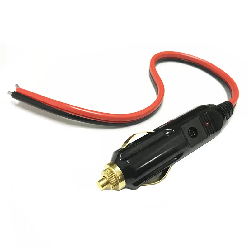 2M/3M Electric Head 2*2.5 Square Millimeter Pure Copper High-power Car Charger Single-head Tin-plated Welding Power Cord