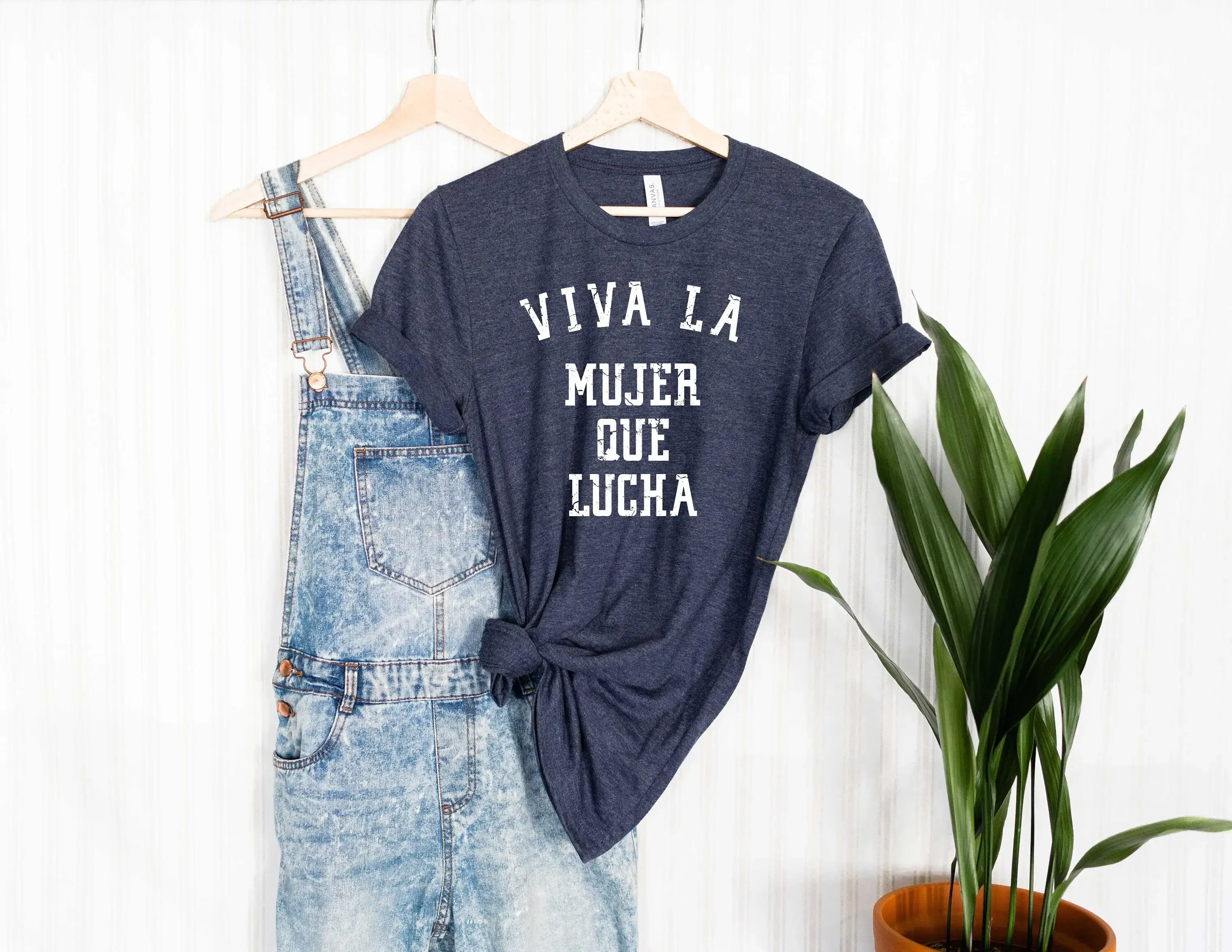 Camiseta Latina Viva la mujer que lucha, Top Chula, Chica Feminista, Poder Femenino, Mujer Fuerte