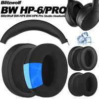 Earphone pads For BlitzWolf BW-HP6 BW-HP6 Pro replacement Earpads headphones Earmuffs Soft cloth Memory Covers Sponge  Protein