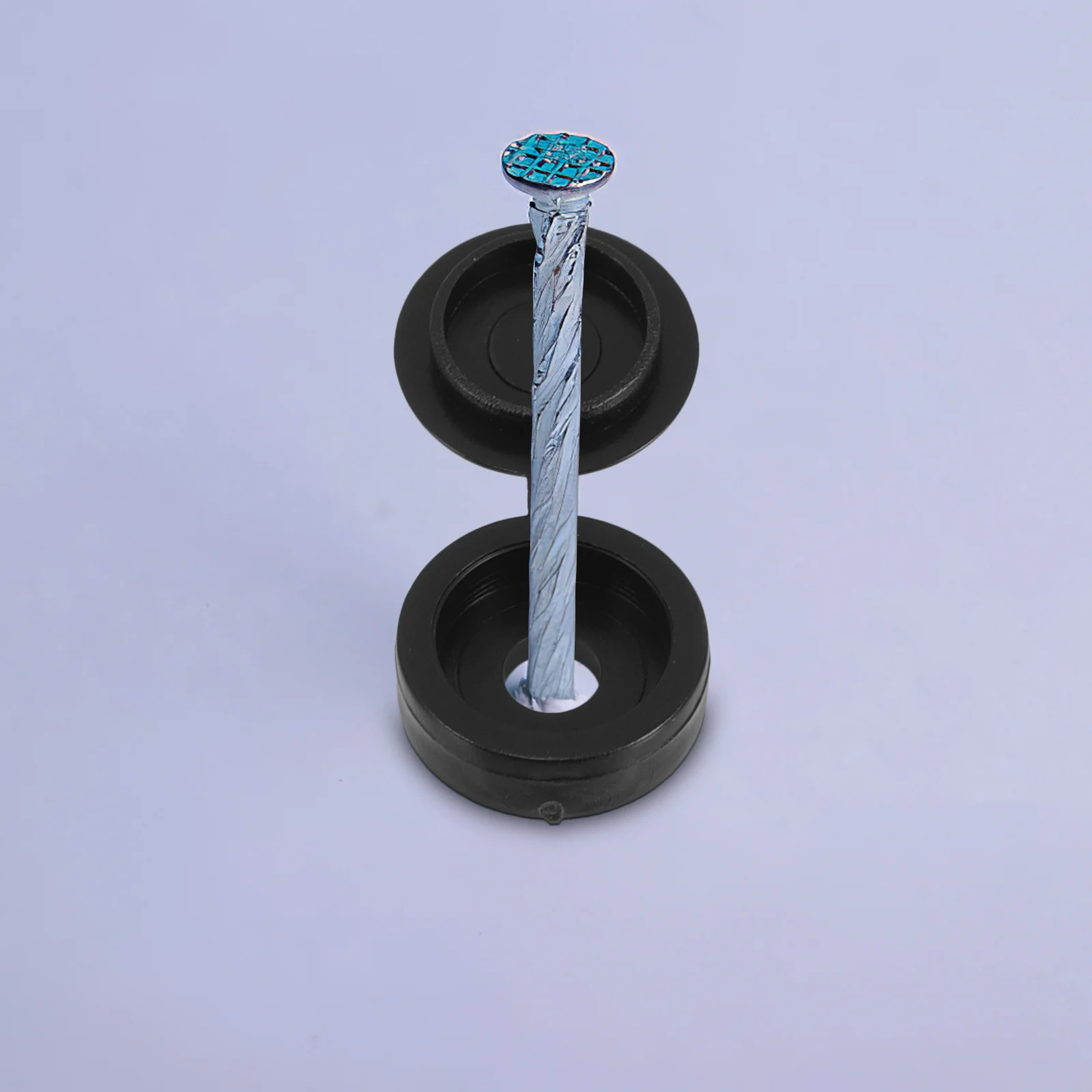 ฝาครอบสกรูพลาสติกแบบมีบานพับ 100 ชิ้น ฝาครอบสกรูตกแต่งแบบพับได้ขนาดเล็ก ป้องกันสกรู M4 สำหรับงานยานยนต์