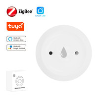 iHseno Tuya Smart for Zigbee Water Sensor Flood Water Leakage Detector App Remote Monitoring Support Home Assistant