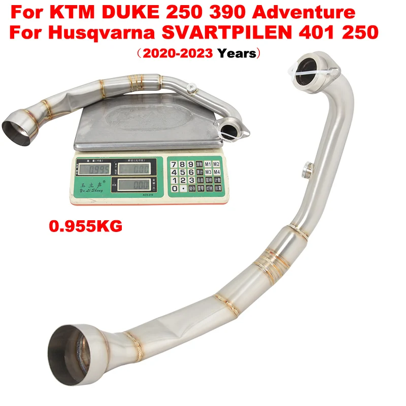 

For KTM DUKE 250 390 RC390 KTM250 KTM390 Adventure ADV 2020 - 2024 Motorcycle Exhaust Front Mid Link Pipe Escape Connecting Tube