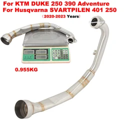 For KTM DUKE 250 390 RC390 KTM250 KTM390 Adventure ADV 2020 - 2024 Motorcycle Exhaust Front Mid Link Pipe Escape Connecting Tube