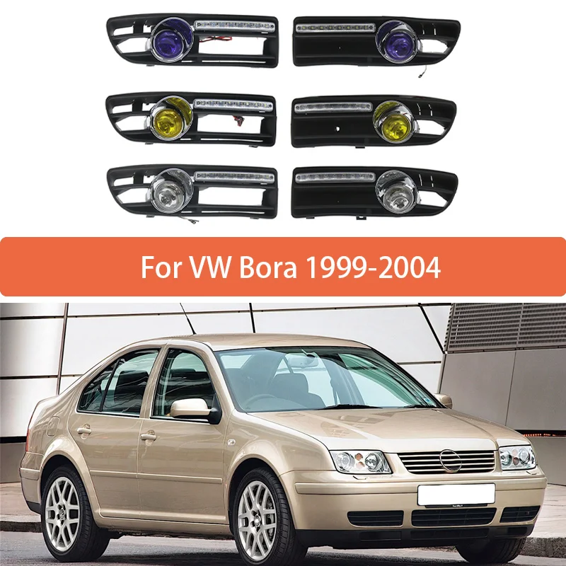 

Volkswagen 99 - 04 Два светодиодных портативных противотуманных фонаря с рамкой Сверхяркий профессиональный противотуманный фонарь 1J5853665B 1J5853666B