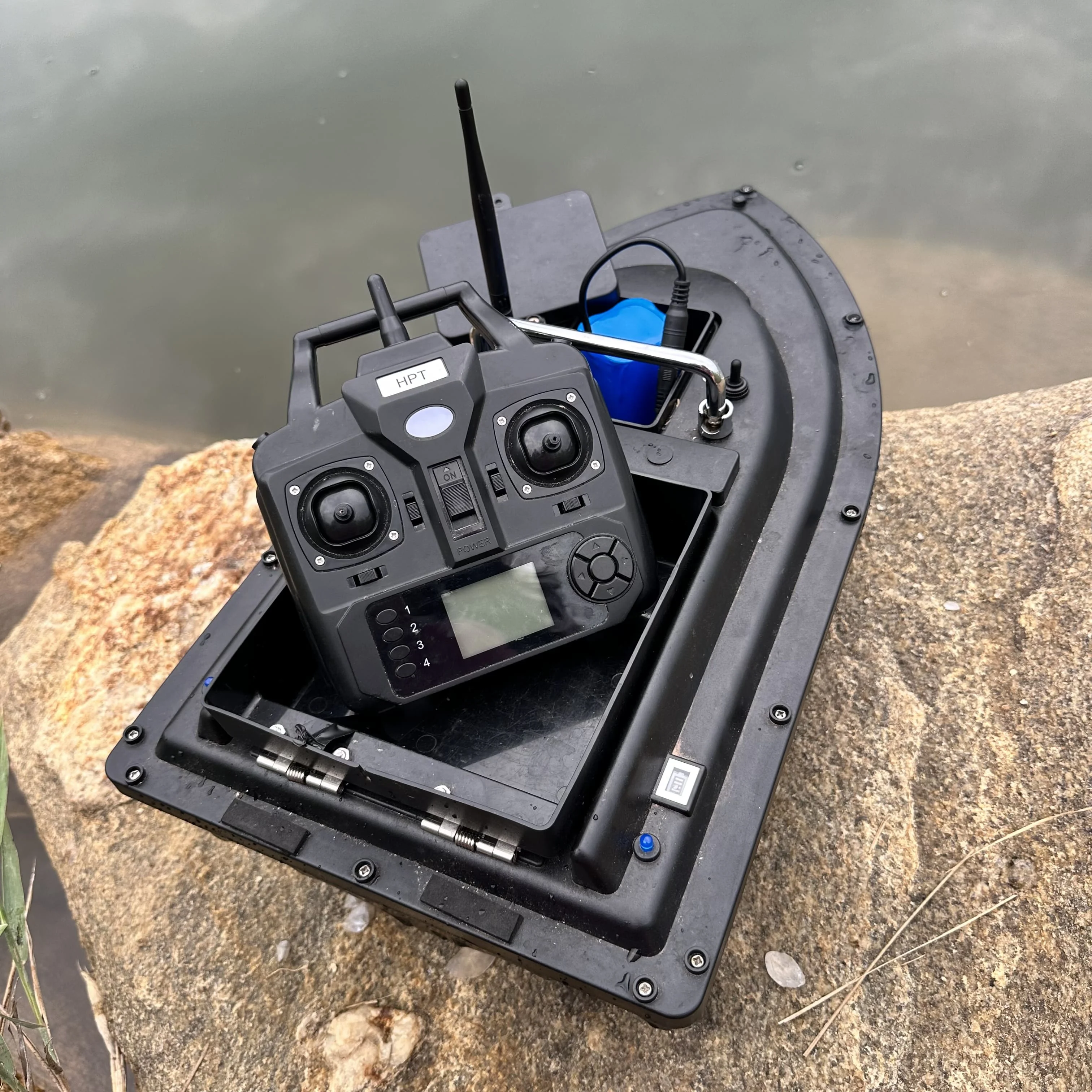 GPS RC Bait Boat Remote Control Fishing Vessel For Seawater And Freshwater Smart Bait Release Boat