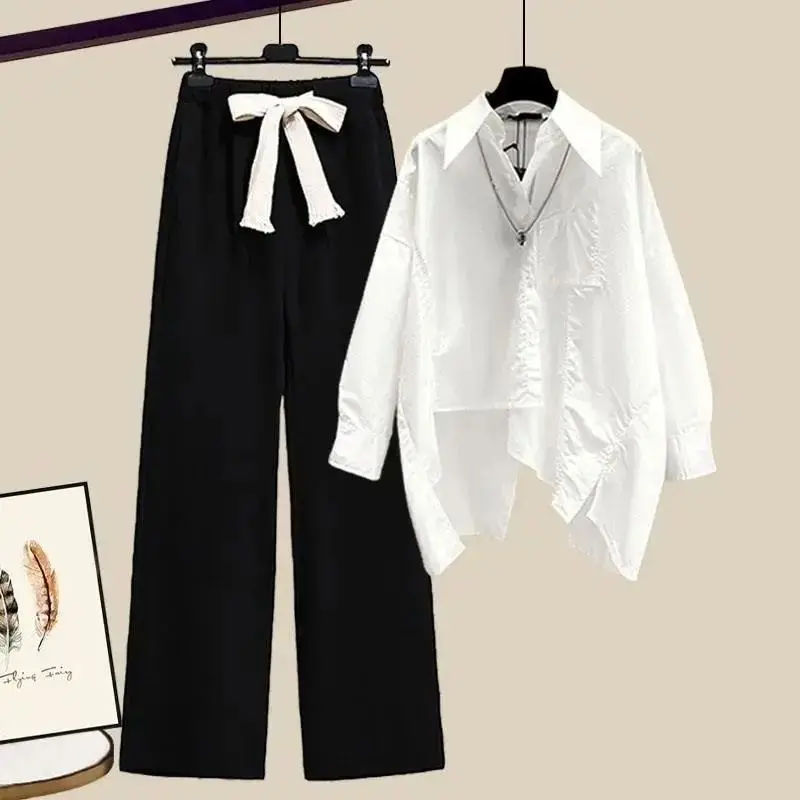 

Fashion Women 2 Piece Sets Chic Pullovers Top + Spring Pants Sport Tracksuits Suit New in Matching Sets