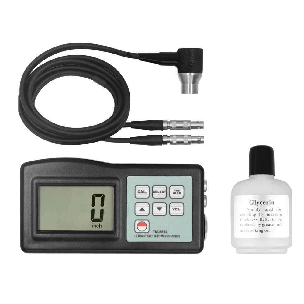 Ultrasonic Thickness Gauge Used for Measuring Thickness And Corrosion Measuring Range 1.2-200mm/0.05-8 Inch TM8812C