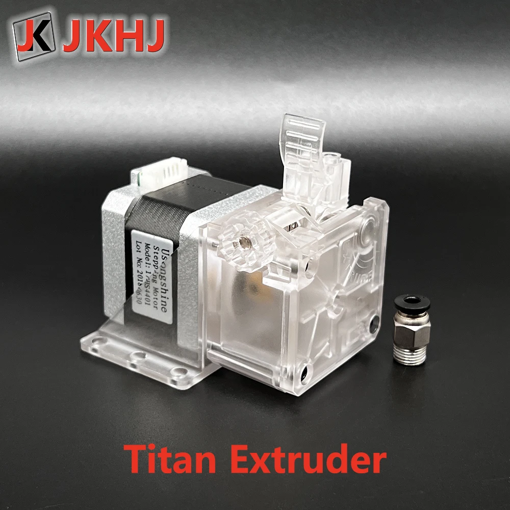 

Titan Extruder 3D Printer Parts Extruder Compatible E3D V6 Hotend Remote Short Distance Feed for 42 Stepper Motor Ender3 CR10