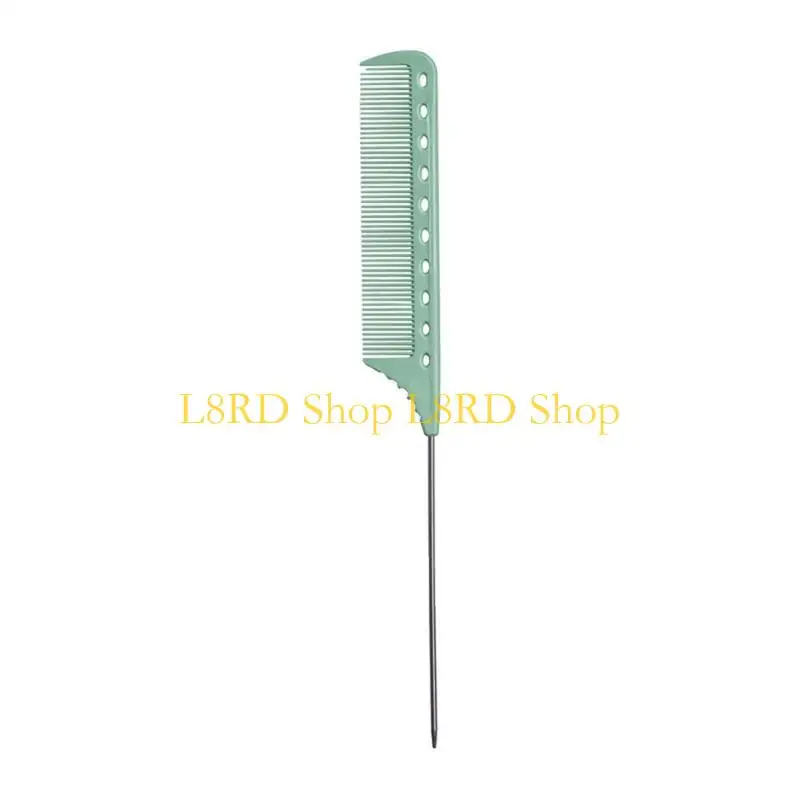 L8RD Tail Combs Long Steel Pin Teasing Combs Metal Parting Combs for Braiding,Styling Hair Detangling Combs for Womens Gifts