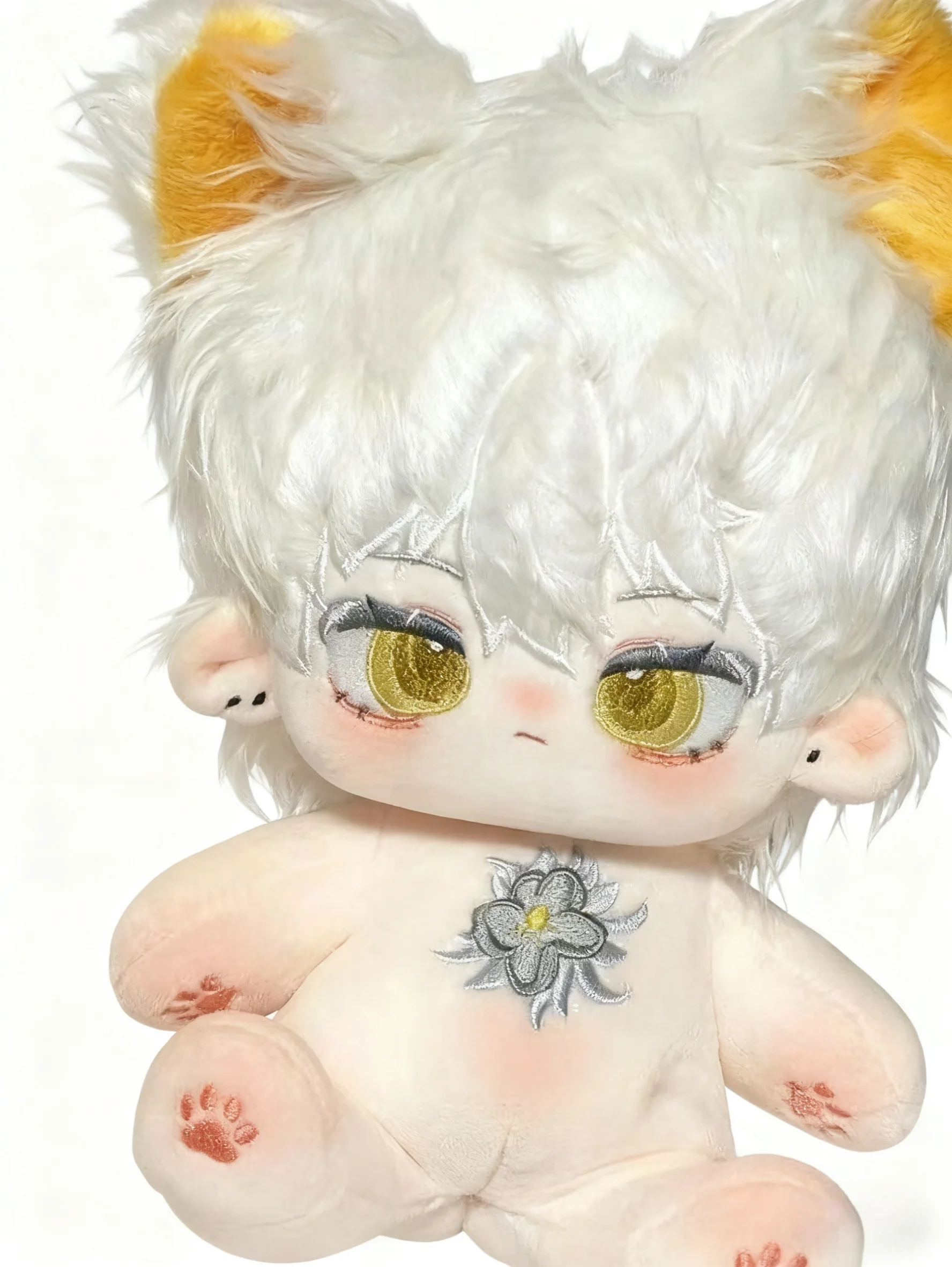 Stuffed 20cm Game Light and Night Sariel Handsome Plush Dress-up Cotton Doll Children Adults Cute Toys Cosplay Birthday Gits