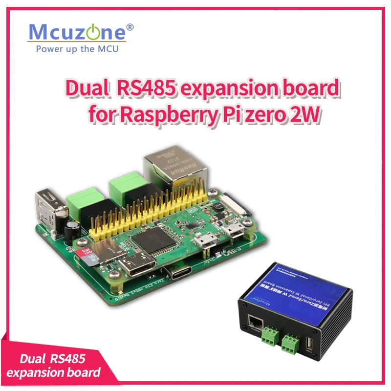 Dual  RS485 expansion board  for Raspberry Pi zero zero2 W ISO free driver zero WH ZERO W