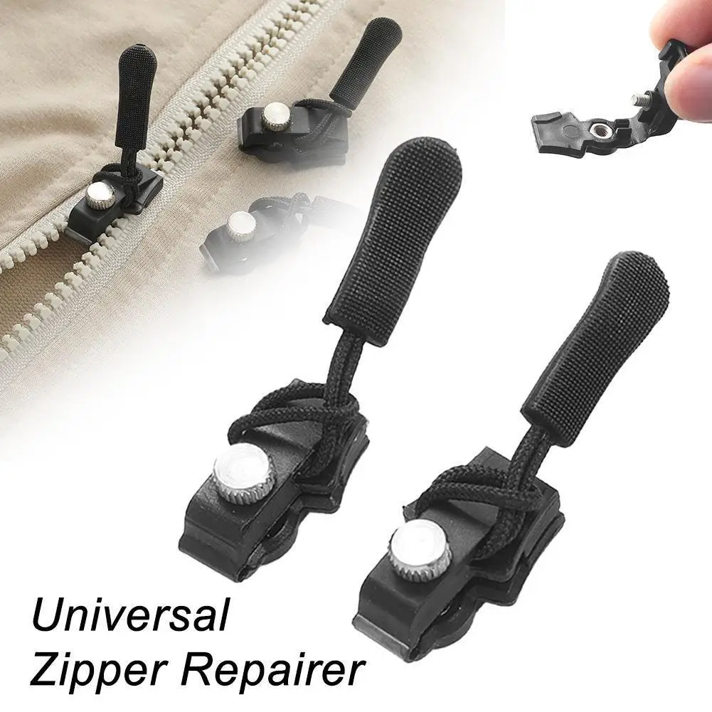 New 5/6pcs Instant Zipper Universal Instant Fix Zipper Repair Kit Replacement Zip Slider Teeth Rescue New Design For DIY Se F8K2