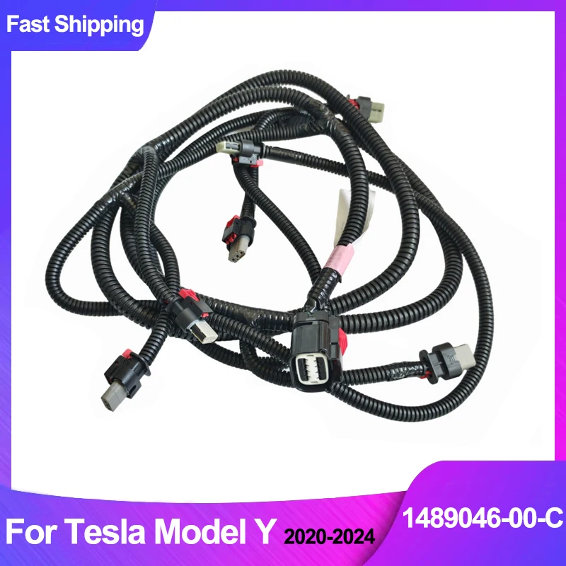 1489046-00-C Car Rear Bumper Radar Sensor Wiring Harness For Tesla Model Y 2020 2021 2022 2023 2024 Replacement Parts