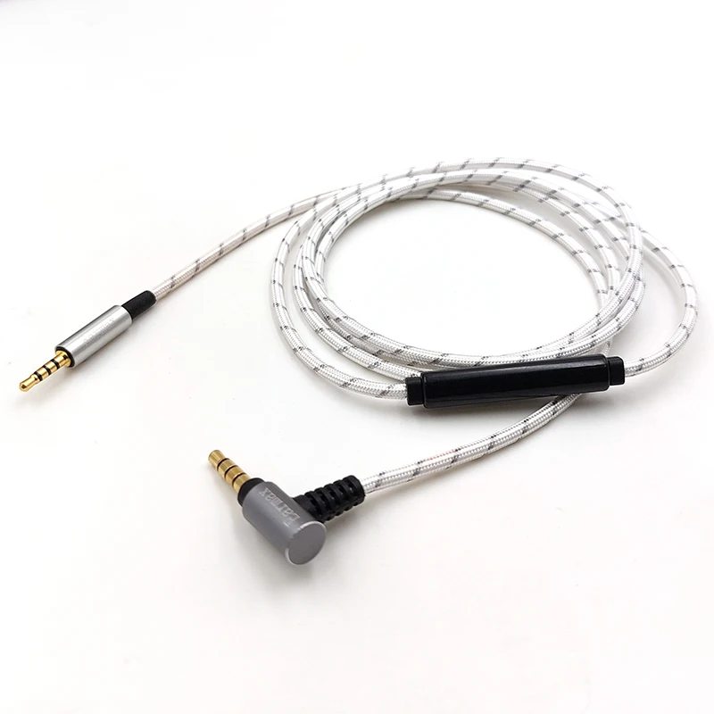 ل AKG JBL دينون Sennheiser Beyerdynamic Y50 LIVE2 D320 سماعة قابلة للاستبدال 3.5 مللي متر إلى 2.5 مللي متر كابل ترقية نحاسي كريستالي واحد