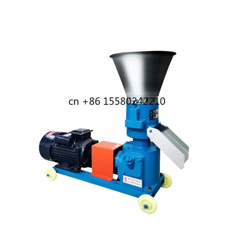 2026 hot New Wholesale Animal Feed Pellet Making Machine with Motor Stainless Steel 120-160kg Capacity for Home Farm Use Easy