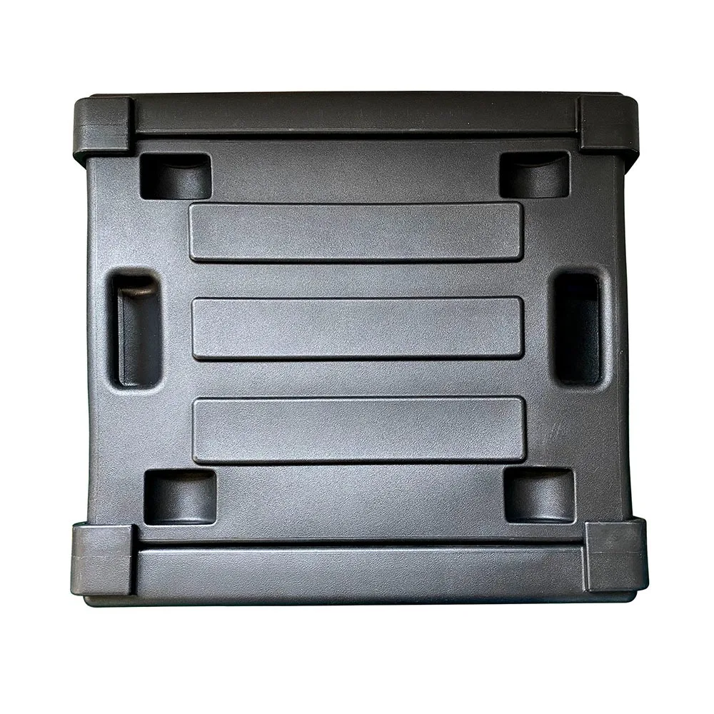 

8U Flight Case Waterproof Roto-Molded Impact Resistant Rack Case with Front Rear Doors And Heavy-Duty Casters for Secure Transpo