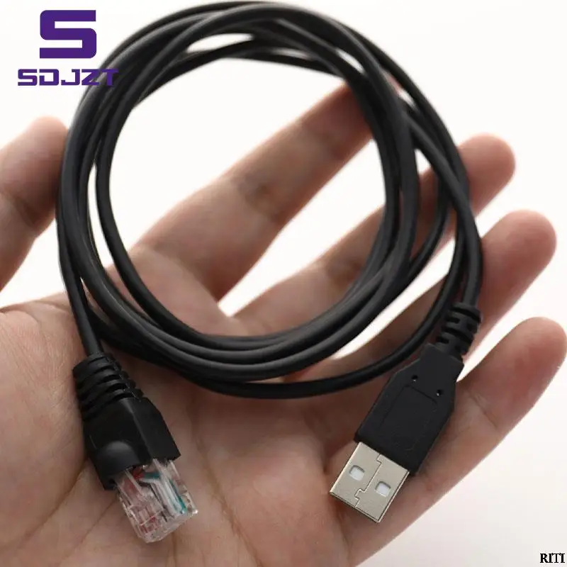 USB To RJ50 Console Cable APC Smart UPS USB Cable Substitute AP9827 940-0127B 940-127C 940-0127E With Molded Strain Relief Boot