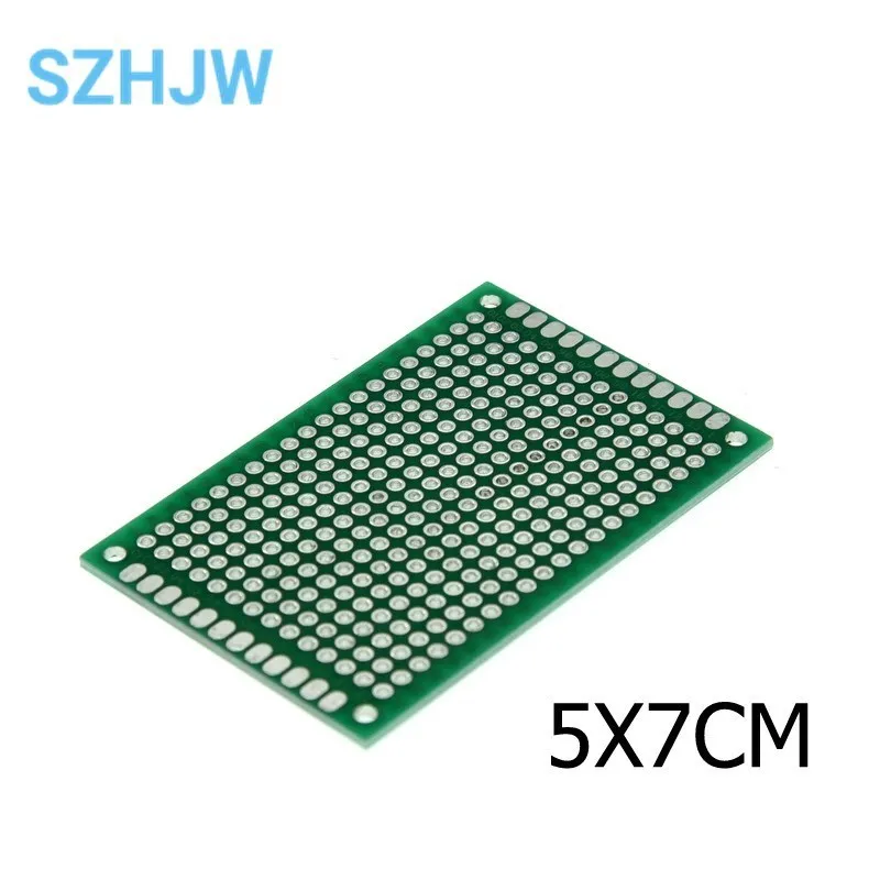 2x8 3x7 4x6 5x7 6x8 7x9 8x12 9x15cm Green PCB dual panel Board DIY Universal Prototype Board Protoboard Kit