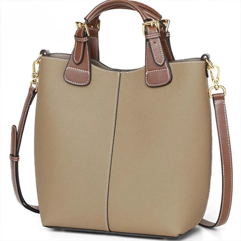 

2026 Новые модные женские сумки Европейский дизайн из искусственной кожи Дизайнерские сумки на плечо Женская брендовая роскошная сумка-ведро через плечо для девочек