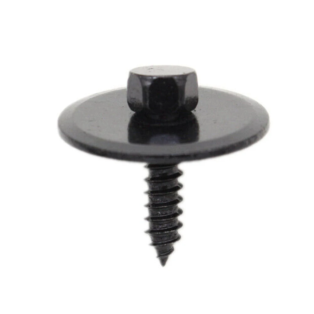 Tornillo hexagonal de 8mm para Mercedes Benz, arandelas de Metal para parachoques delantero, faldones laterales, accesorios, 10 piezas, 2019900536