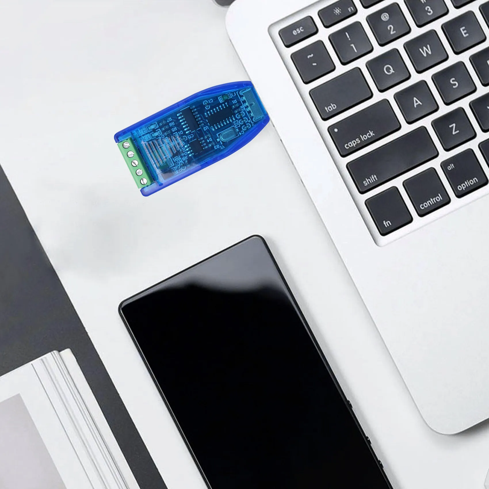 Módulo de comunicación USB a RS485, convertidor de línea Serial bidireccional semidúplex