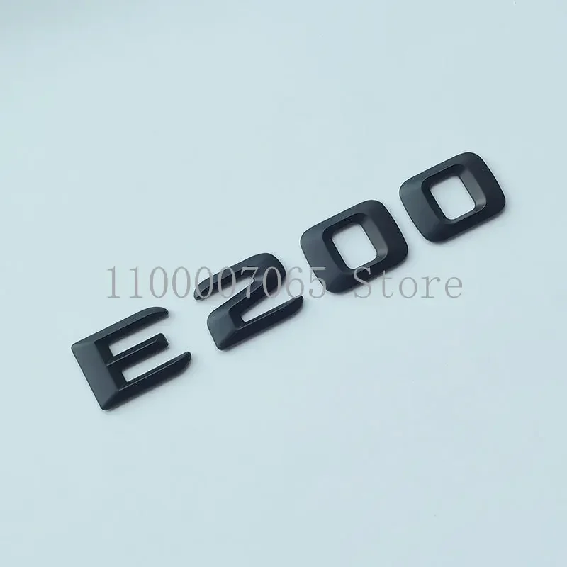 2015 Matte Black Letters E200 E260 E300 E320 E350 E220d E400 E550 4Matic Emblem for W212 Car Trunk Logo Sticker