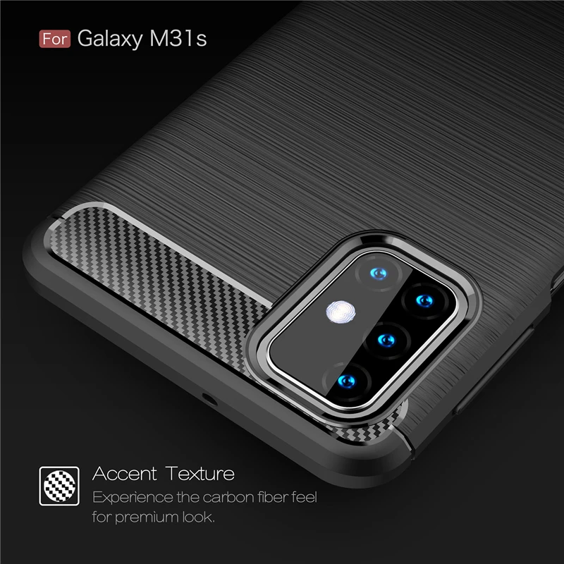 For Cover Samsung Galaxy M31S Case For Samsung M31S TPU Cover For Samsung A51 A71 Note 20 Ultra A01 M01 Core M01S M31S Fundas