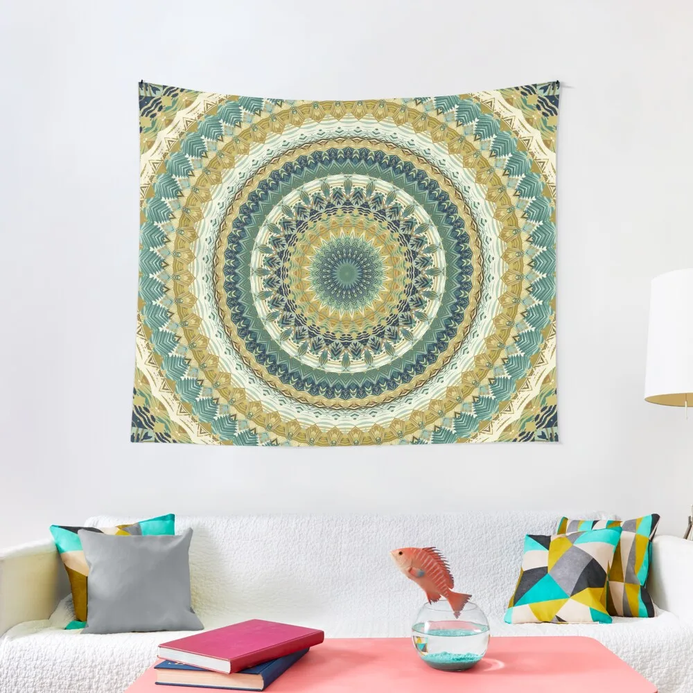 

Happy Garden Mandala Tapestry Cute Decor Wall Deco Custom Tapestry