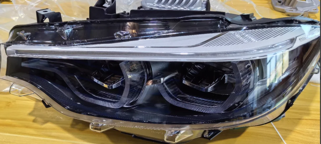 لسيارات BMW M3 M4 F32 F33 F36 F80 F82 الأصفر LED المصابيح الأمامية أيقونة نمط النهار تشغيل أضواء وضوح عالية بدوره إشارة مصابيح DRL #6