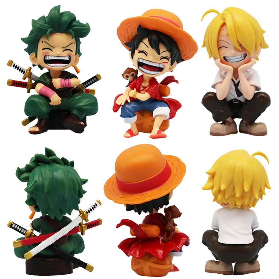 Winter neue, heiß verkaufte Chibi-Sitzfiguren – Anime-Peripheriegeräte, trendiges Spielzeug, Cartoon-Meer-Charakter, Desktop-Dekoration