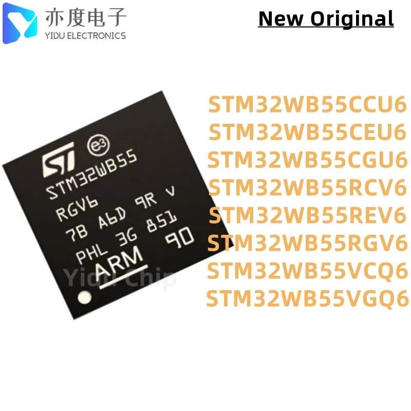 1pcs/lot STM32WB55CCU6 STM32WB55CEU6 STM32WB55CGU6 STM32WB55RCV6 STM32WB55REV6 STM32WB55RGV6 STM32WB55VCQ6 STM32WB55VGQ6 STM32WB