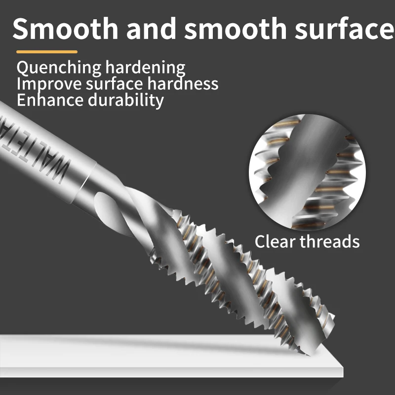 HSSE-M35 دوامة مخدد الحنفية UNF 10-32 12-28 1/4 5/16 3/8 7/16 1/2 5/8 3/4 UNS 10-36 12-32 10-48 آلة المسمار غرامة الموضوع الصنابير #2