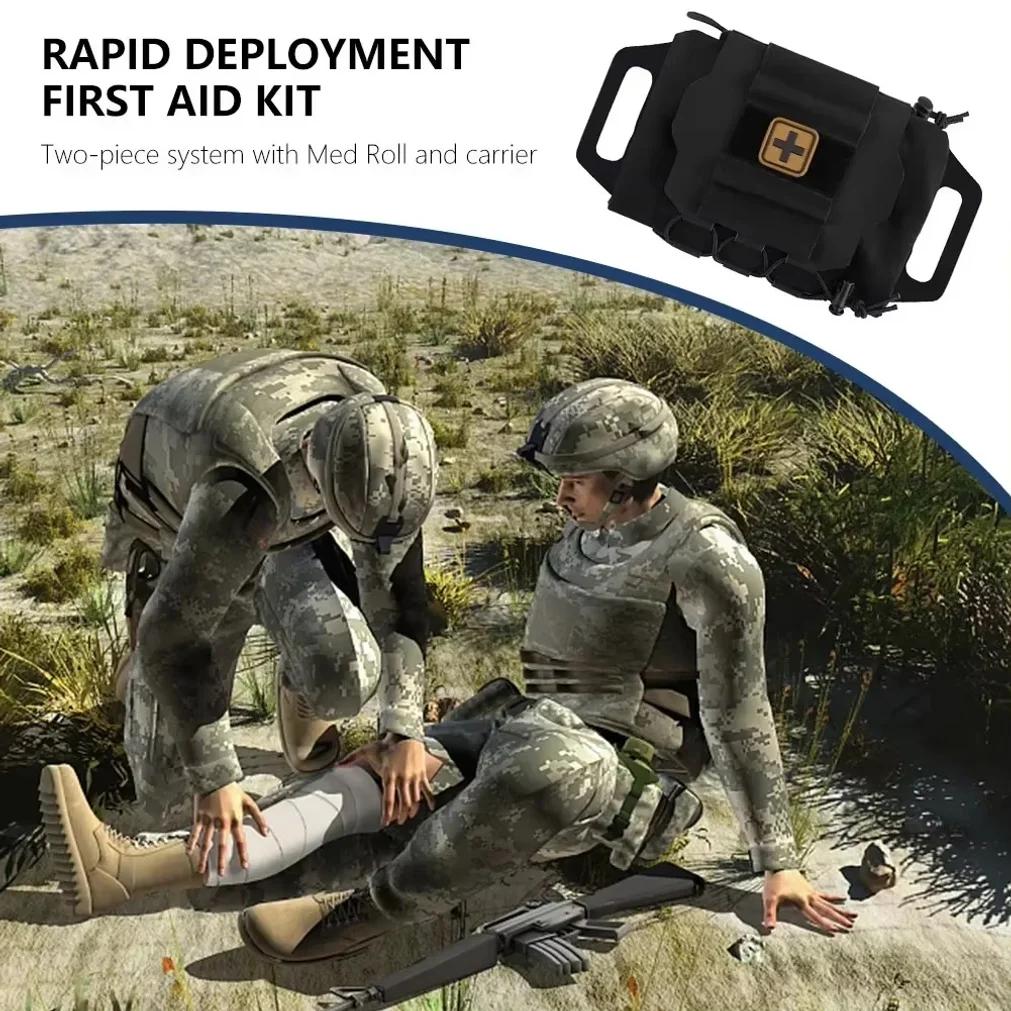 Kits Tactical First Aid Kit MOLLE Medical Pouch Rapid Deployment Emergency Survival Kit Outdoor First aid Survival Kit