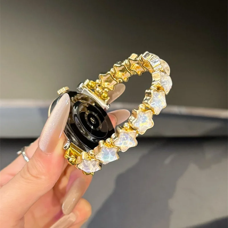 

Star elastic rope bracelet suitable for Huawei GT5/GT5 Pro/GT4/GT2/3/4 22mm/20mm/18mm fashionable watch straps