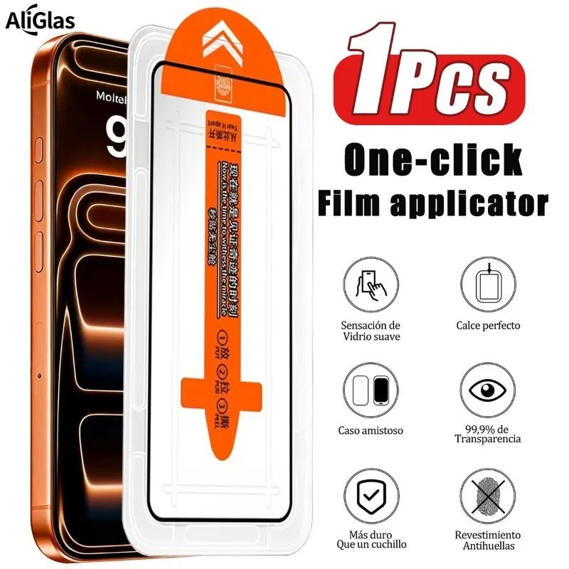 

1Pc Privacy Dust-Free Tempered Glass Screen Protector Suitable for Iphone 17 16 15 14 13 12 11 Pro Max 16E Air XR XS Max Film