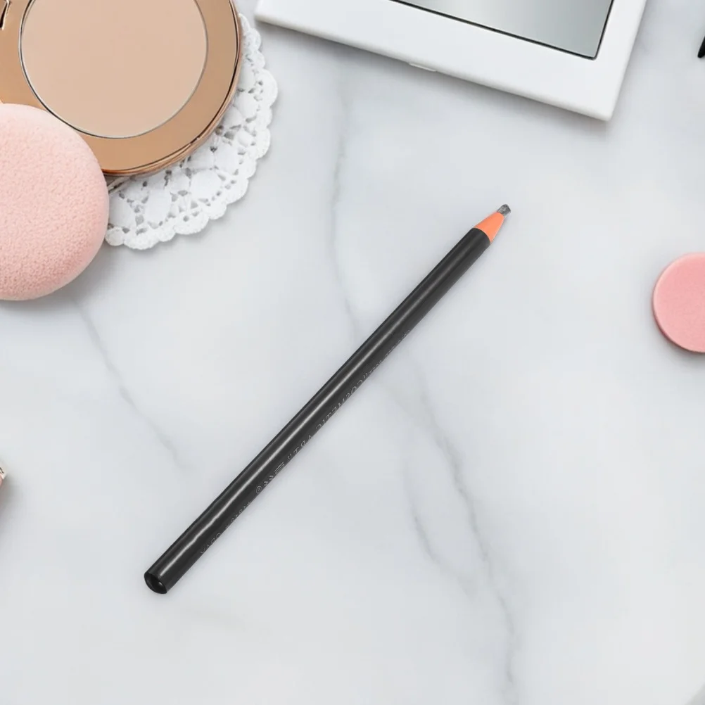 

2Pcs Eyebrow Pencil Waterproof Sweatproof Long Lasting Pull Line Design Precise Natural Brow Makeup Tool Eyeliner Brush