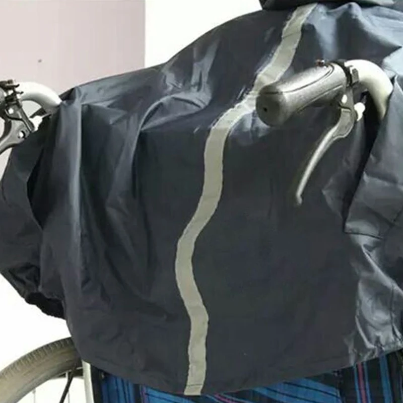 Wheelchair Waterproof Poncho Rain Cover with Hood Disability Aid Rain Mac / Coat Scooter Raincoat for The Elderly