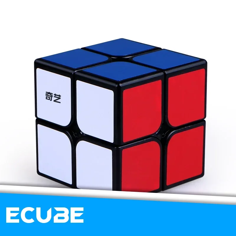 [ECube] QiYi QiDi 2x2 ProfessionalSpeed Cube ألعاب تعليمية للمبتدئين لغز المكعب السحري ملصقات ملصق ألعاب أطفال للأطفال