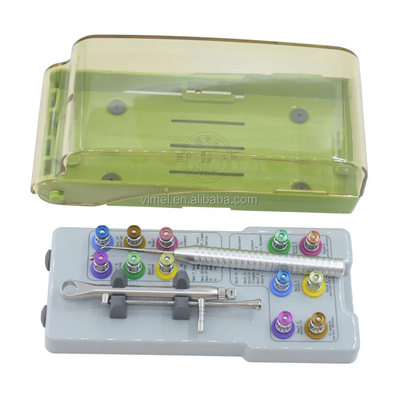 PR-100 Dental Tool Kit for Compound Restoration - Composite & Conventional 12 Screwdriver Bits 4 Repair Methods