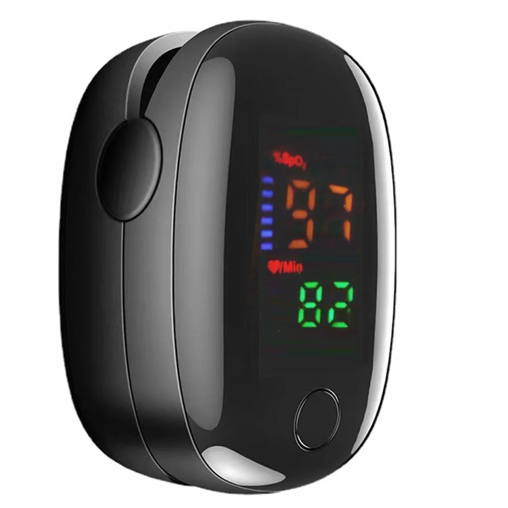 1pcs Digital Finger Oximeter Family OLED Pulse Cximeter Display Oxymeter Fingertip Health Diagnostic Monitor Or 1pcs Just Bag