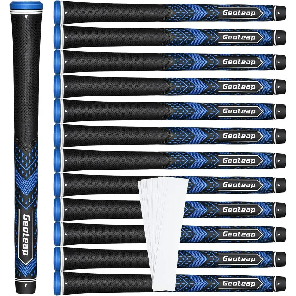 

Набор из 13 рукояток с коническим дизайном для улучшенного сцепления и производительности, включая 15 лент или ремонтных комплектов.