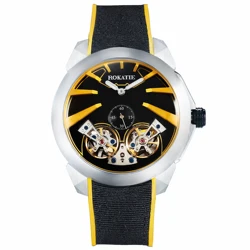 ROKATIE 45mm Automatic watch men tourbillon business high-end men's watches hollow luminous luxury Watches for men